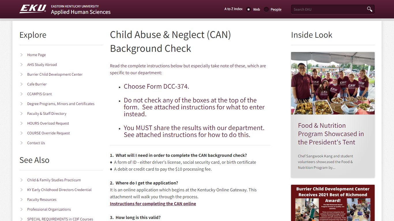 Child Abuse & Neglect (CAN) Background Check